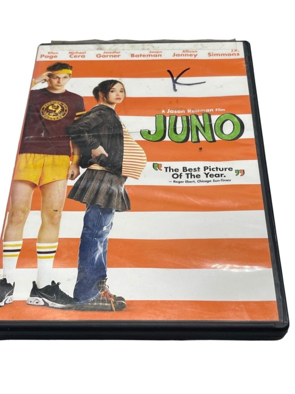 JUNO DVD Ellen Page Michael Cera Jennifer Garner Jason Bateman 2007 READ